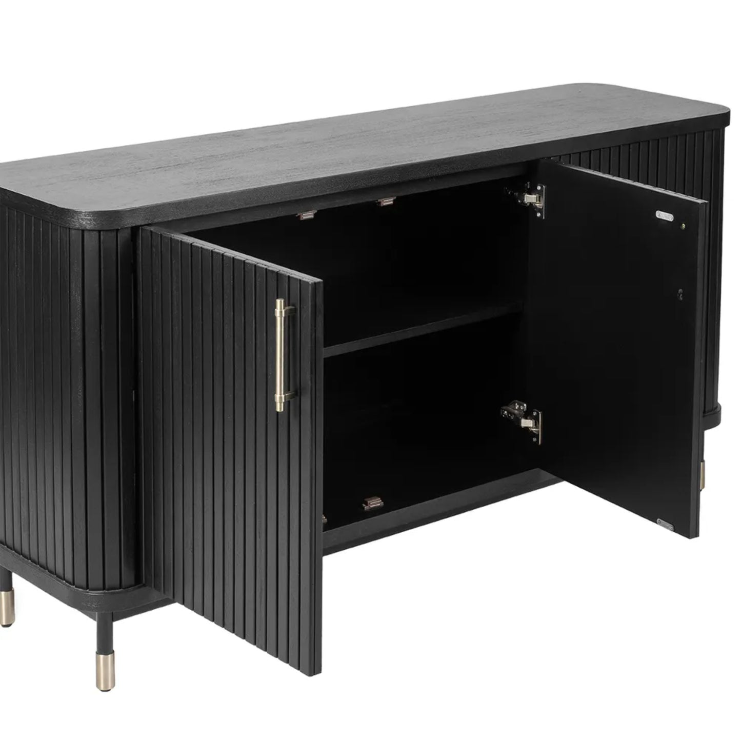 Sophia Fluted Door Wooden Buffet Table