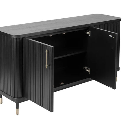 Sophia Fluted Door Wooden Buffet Table
