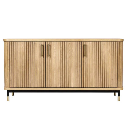 Sophia Fluted Door Wooden Buffet Table