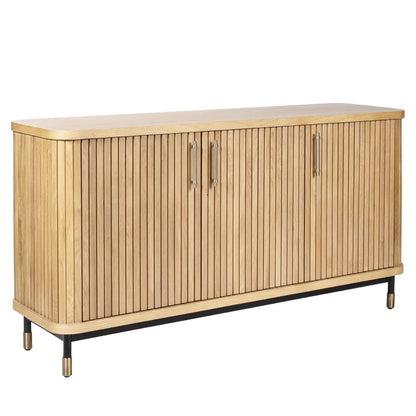 Sophia Fluted Door Wooden Buffet Table