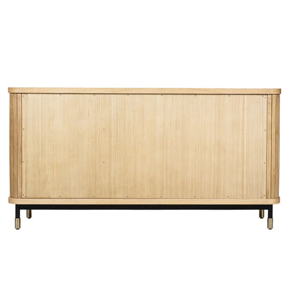 Sophia Fluted Door Wooden Buffet Table