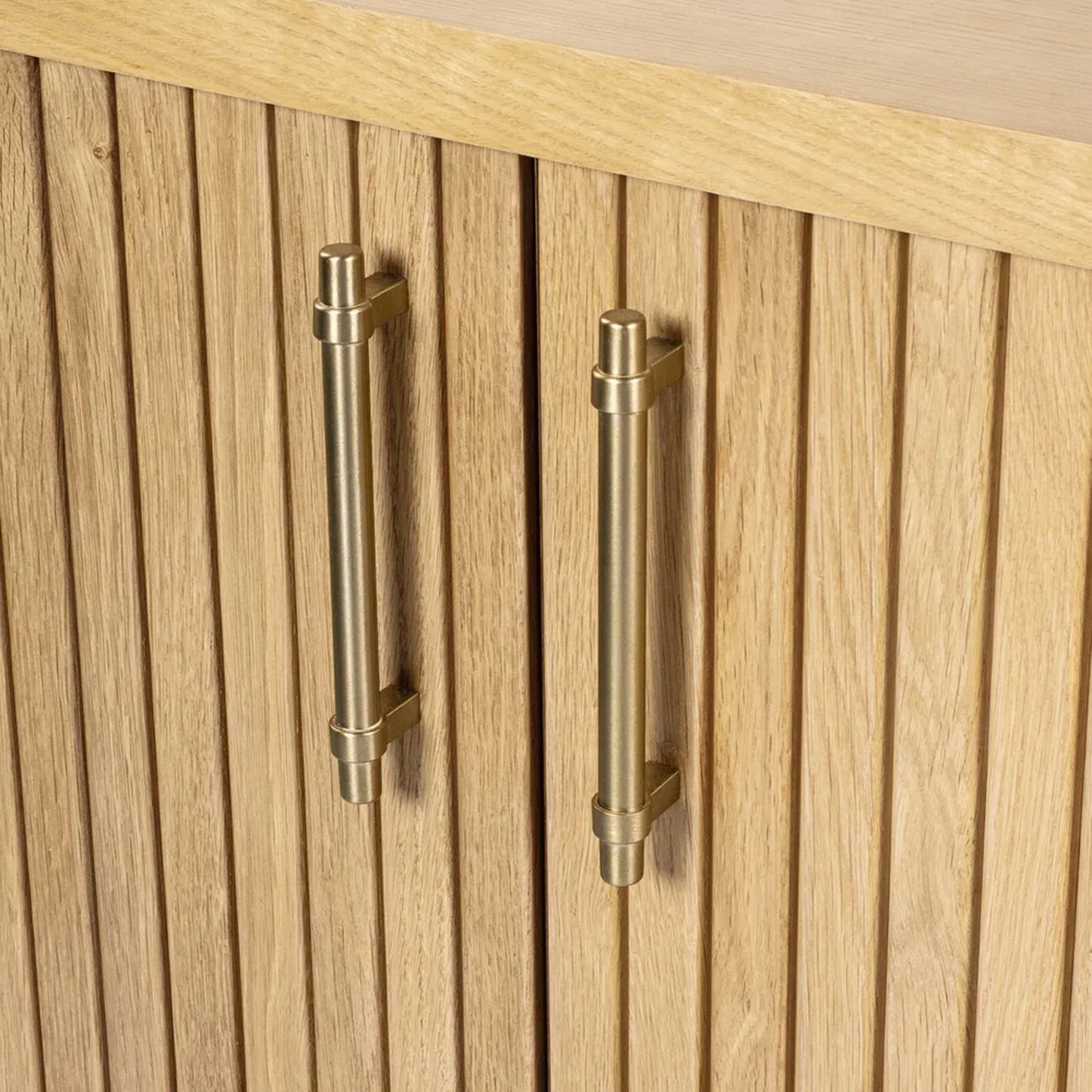 Sophia Fluted Door Wooden Buffet Table