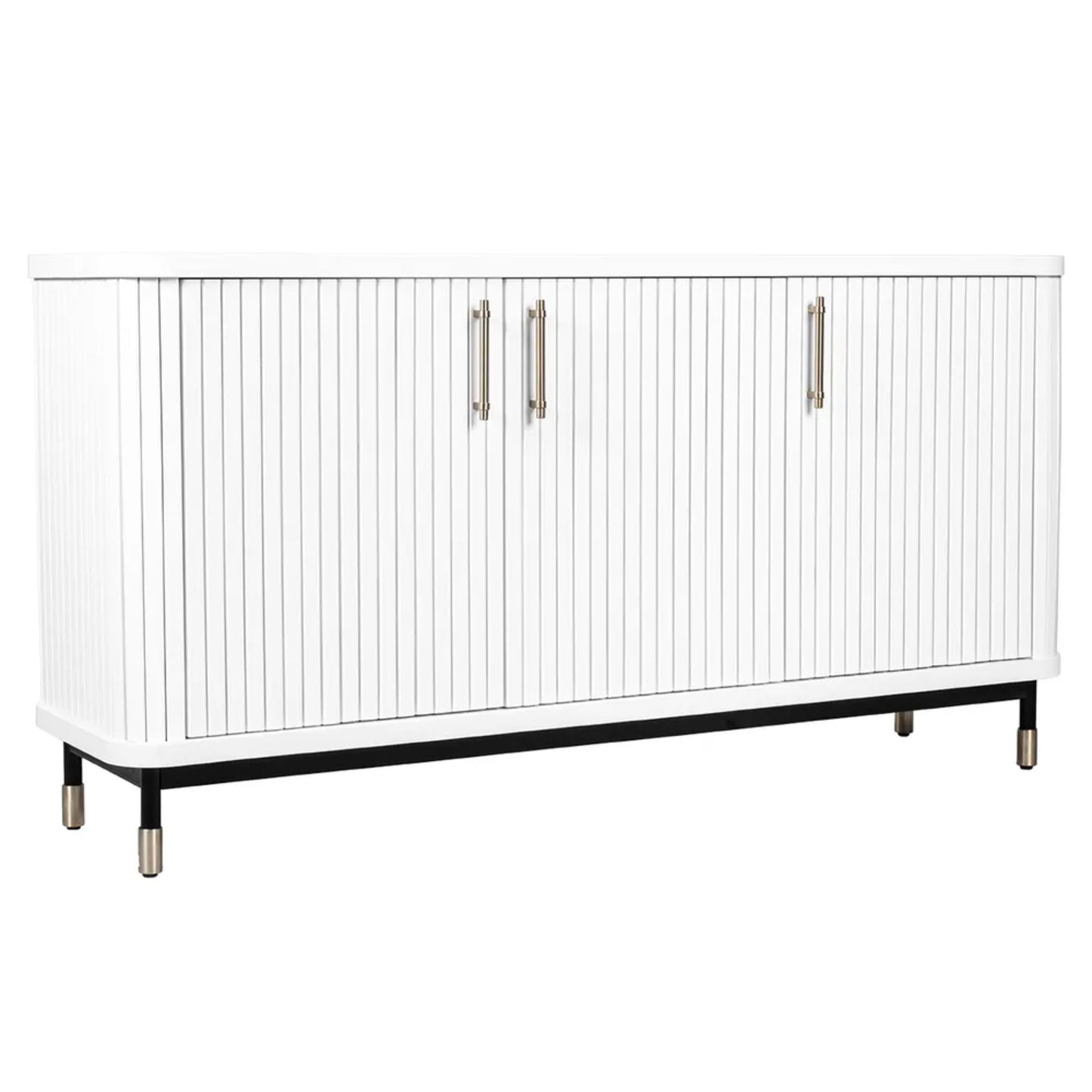 Sophia Fluted Door Wooden Buffet Table