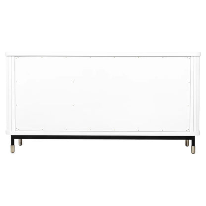 Sophia Fluted Door Wooden Buffet Table