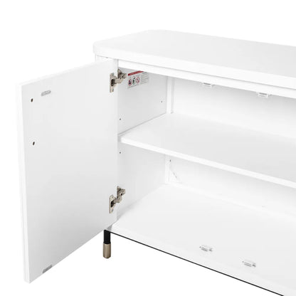 Sophia Fluted Door Wooden Buffet Table