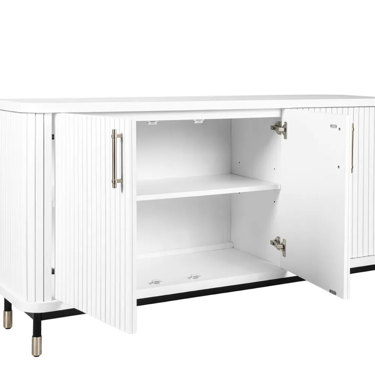 Sophia Fluted Door Wooden Buffet Table