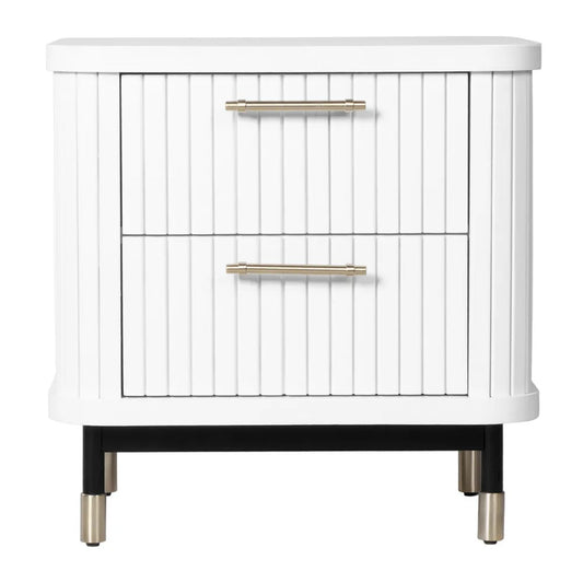 Sophia Two Drawer Bedside Table