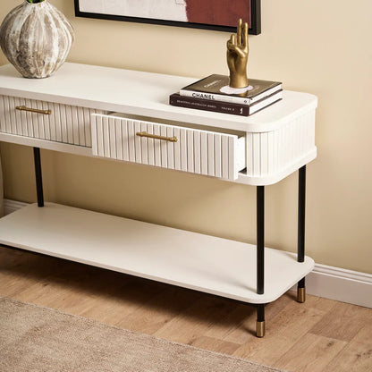 Sophia Two Drawer Console Table