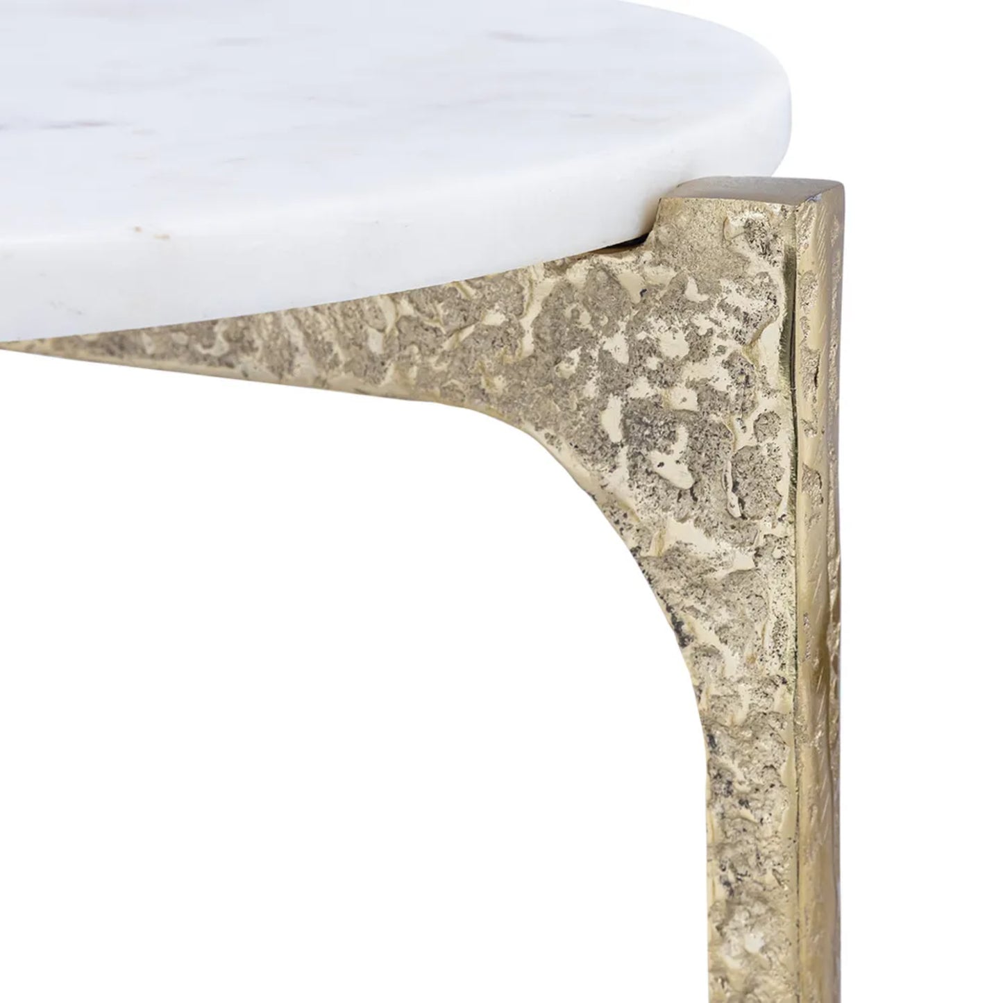Thea Sculptural Marble Nesting Side Tables