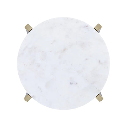 Thea Sculptural Marble Nesting Side Tables