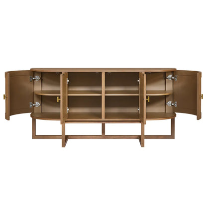 Theodore Four Door Wooden Buffet Table