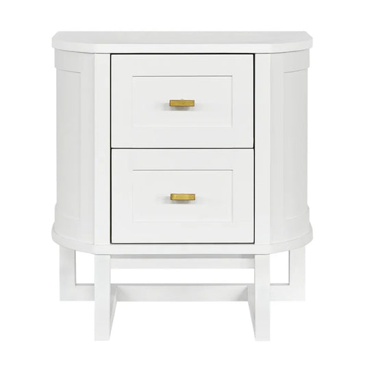 Theodore Small Demilune Bedside Table