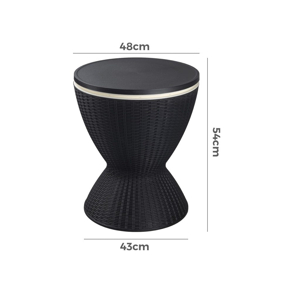 Gardeon Ice Cooler Table - Black