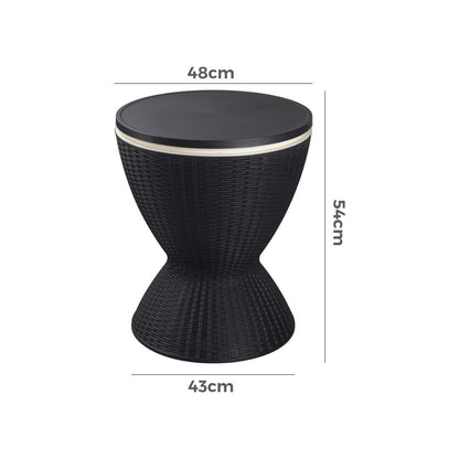 Gardeon Ice Cooler Table - Black