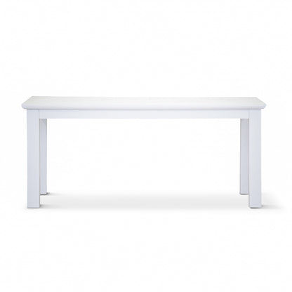 Laelia Coastal Solid Acacia Timber Wood Dining Table - White