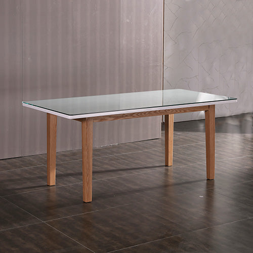 Galaxy High Glossy White Top Dining Table