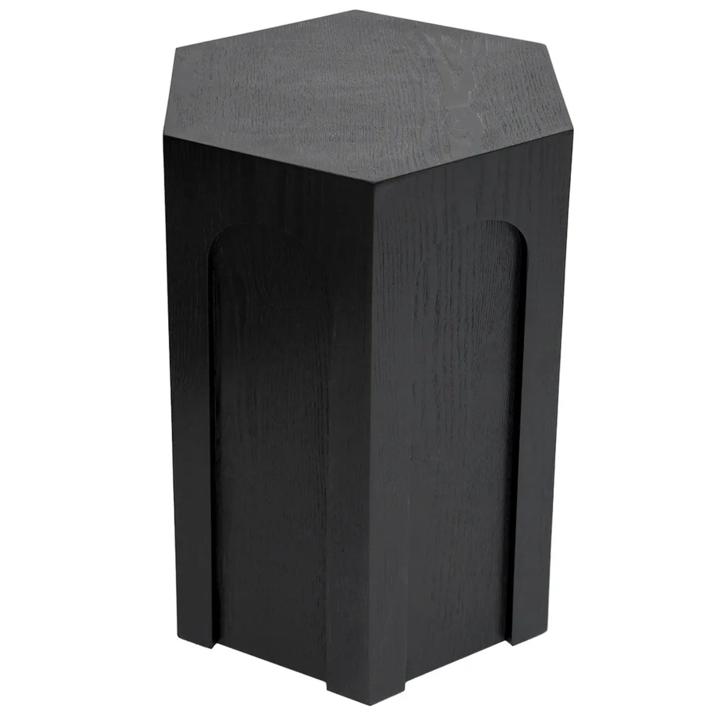 Winston Hexagonal Wooden Side Table