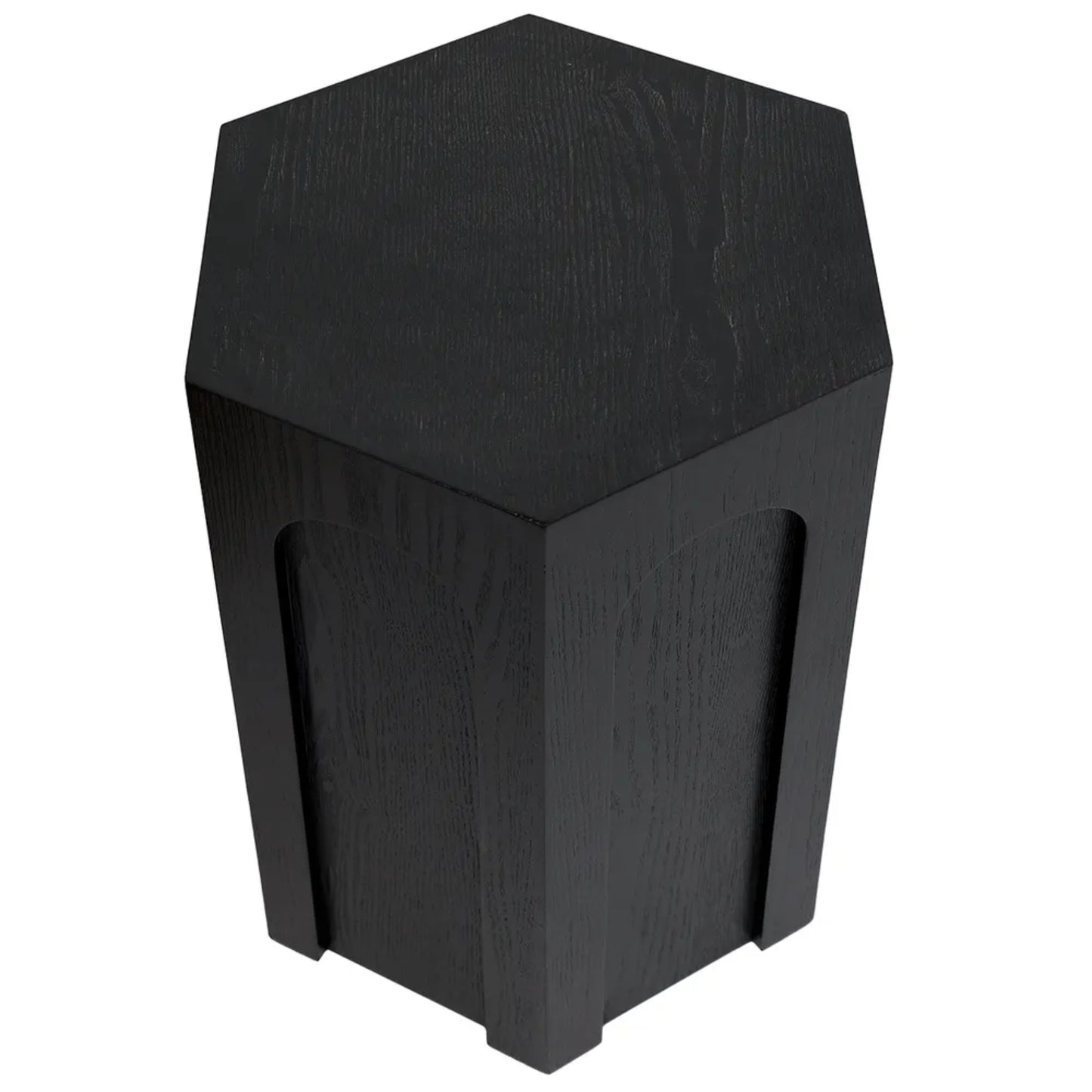 Winston Hexagonal Wooden Side Table