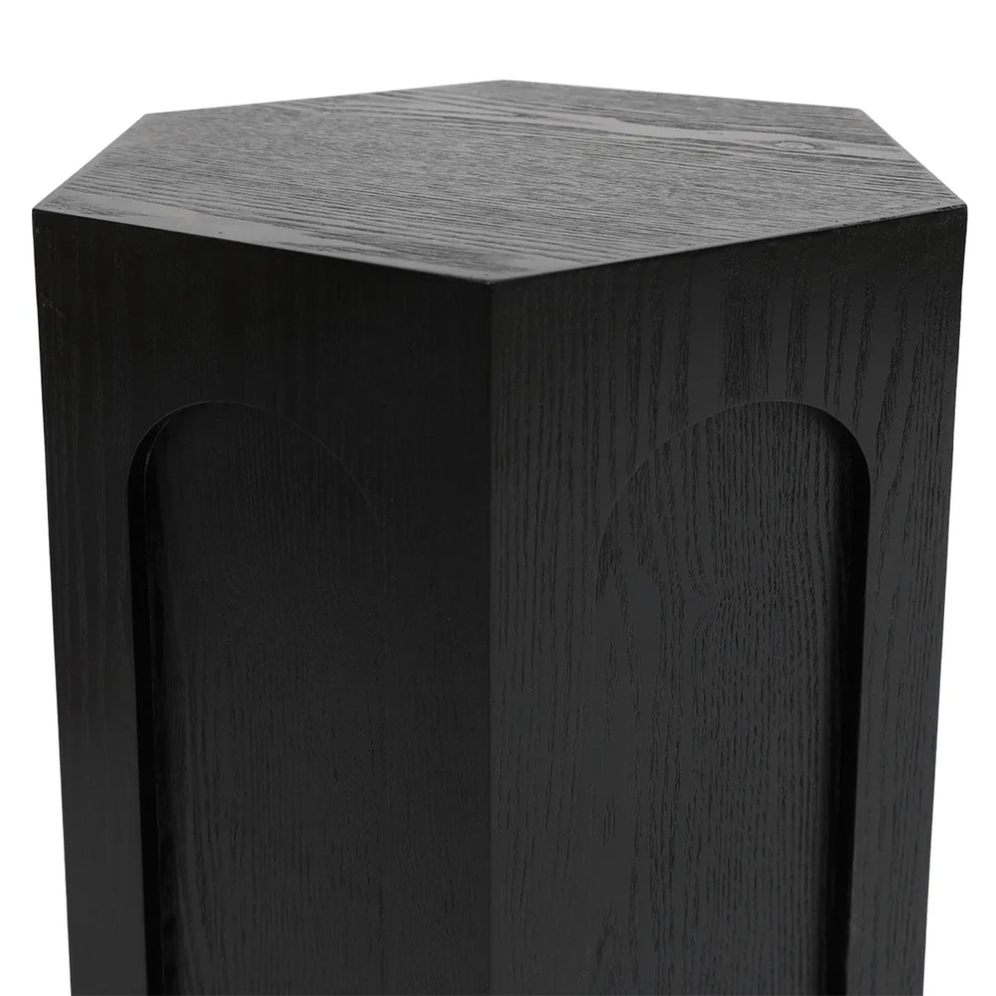 Winston Hexagonal Wooden Side Table