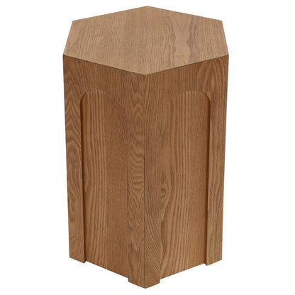 Winston Hexagonal Wooden Side Table