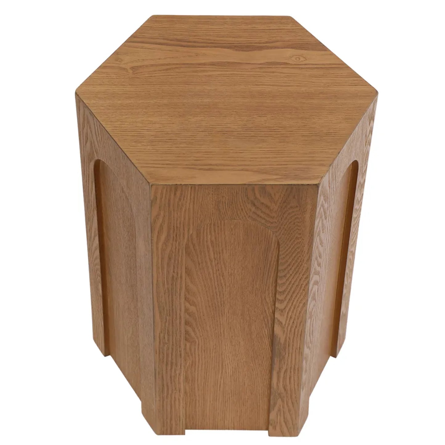 Winston Hexagonal Wooden Side Table