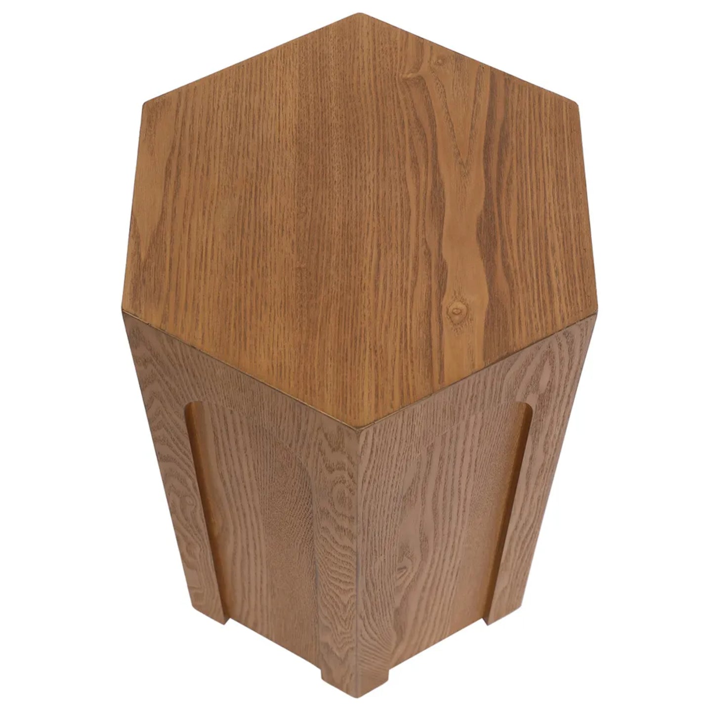 Winston Hexagonal Wooden Side Table