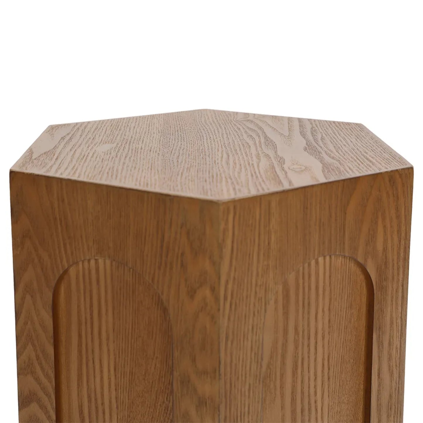 Winston Hexagonal Wooden Side Table