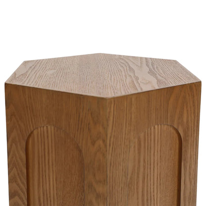 Winston Hexagonal Wooden Side Table