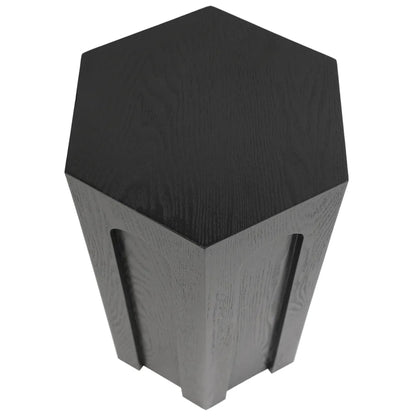 Winston Tall Hexagonal Wooden Side Table