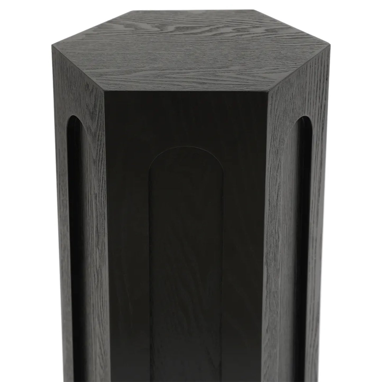 Winston Tall Hexagonal Wooden Side Table