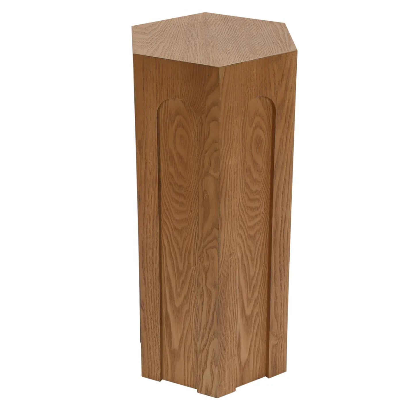 Winston Tall Hexagonal Wooden Side Table