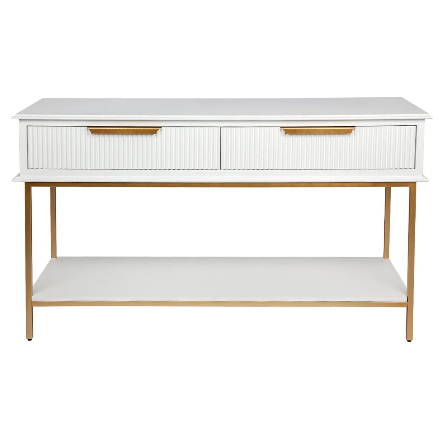 Aimee Large Three Drawer Console Table Console Table Cafe Lighting & Living White Small