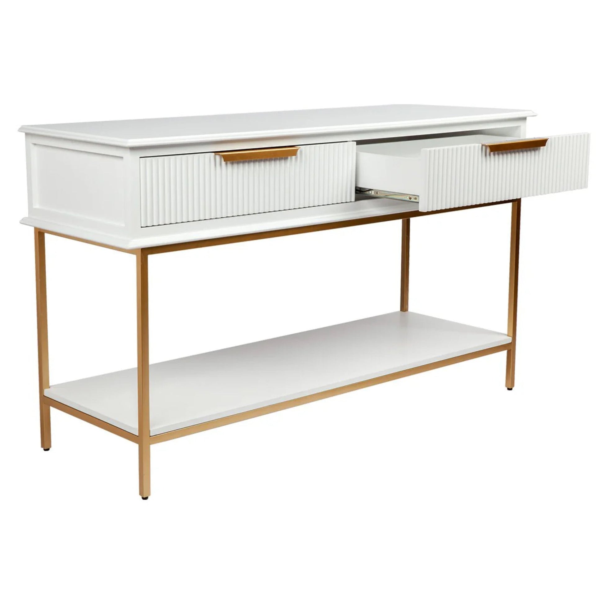 Aimee Small Two Drawer Console Table Console Table Cafe Lighting & Living