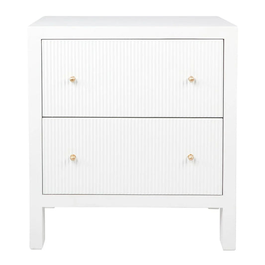 Ariana Large Two Drawer Bedside Table Bedside Table Cafe Lighting & Living