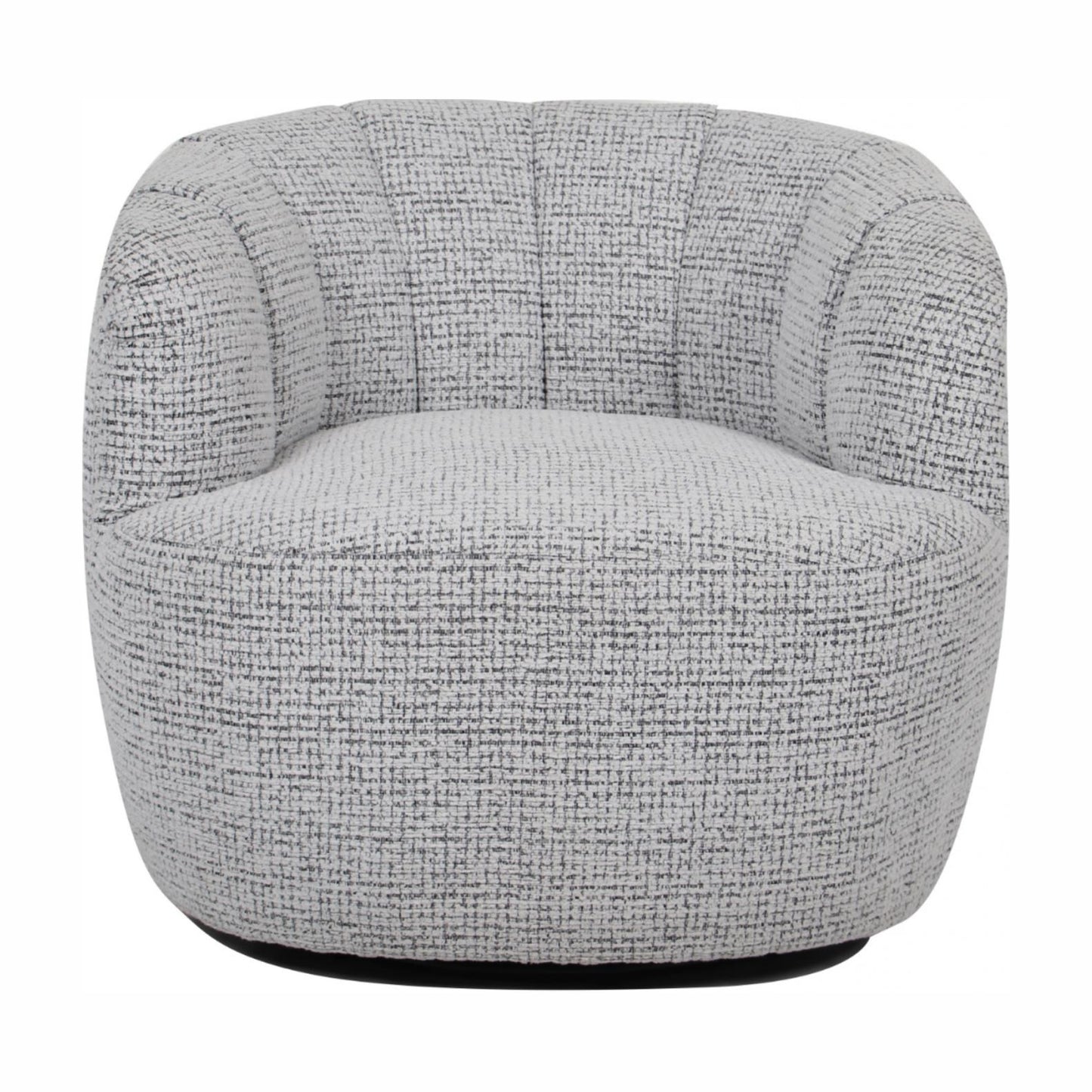 Arlington Metal Swivel Occasional Chair - Grey