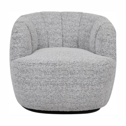 Arlington Metal Swivel Occasional Chair - Grey