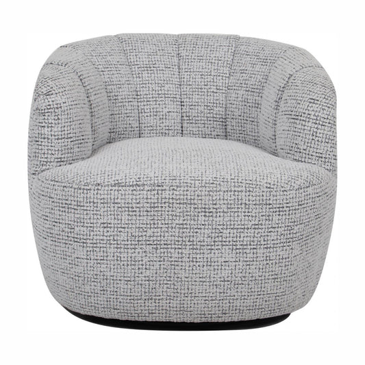 Arlington Metal Swivel Occasional Chair - Grey