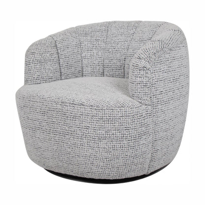 Arlington Metal Swivel Occasional Chair - Grey