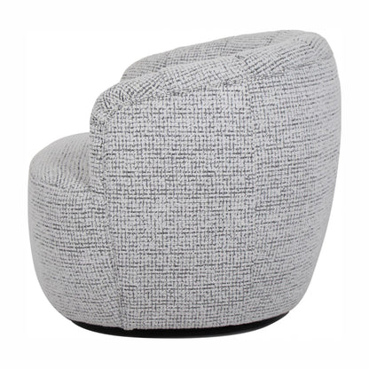 Arlington Metal Swivel Occasional Chair - Grey