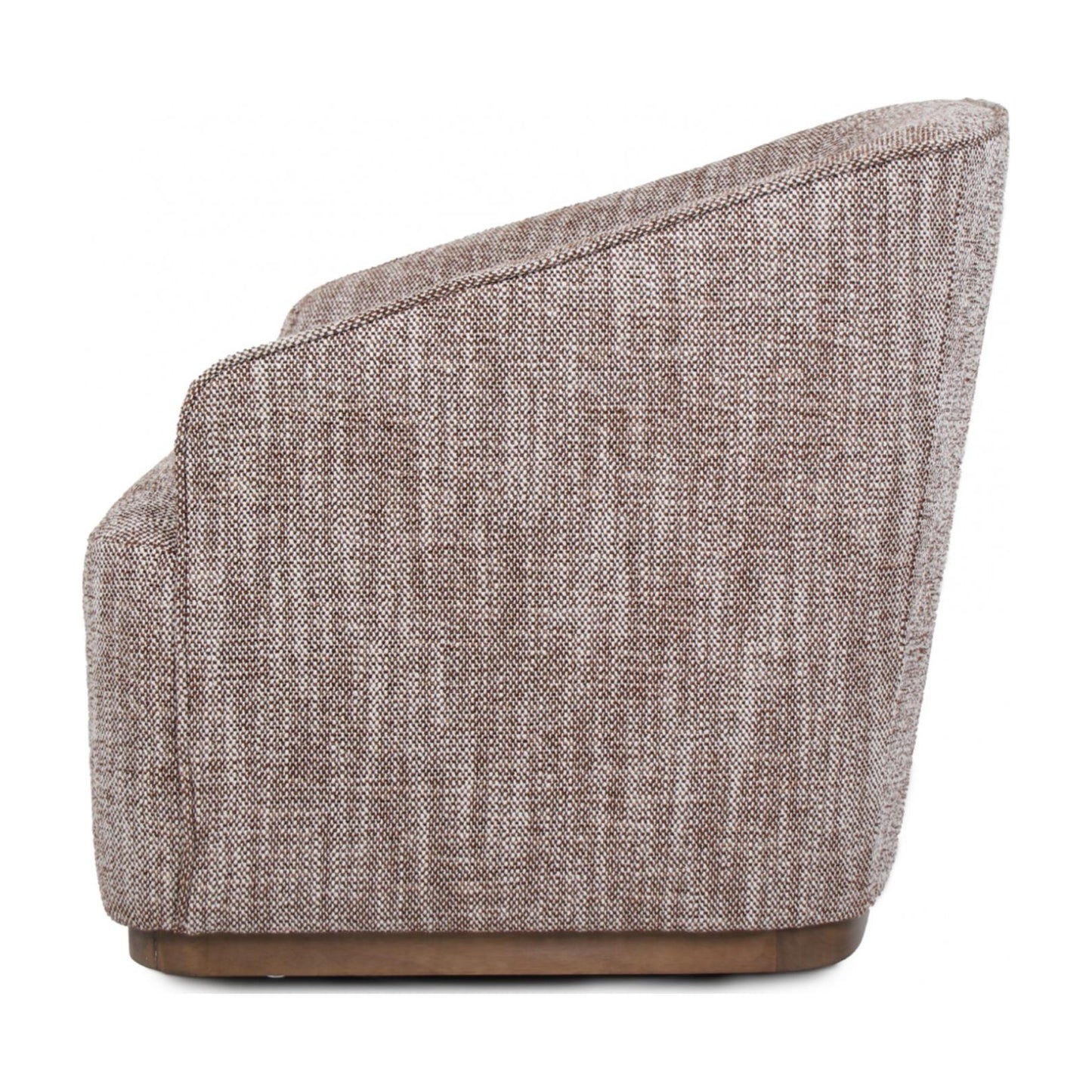 Austin Fabric Swivel Occasional Chair - Chestnut