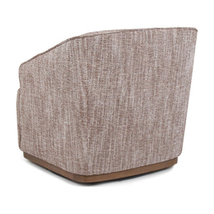 Austin Fabric Swivel Occasional Chair - Chestnut
