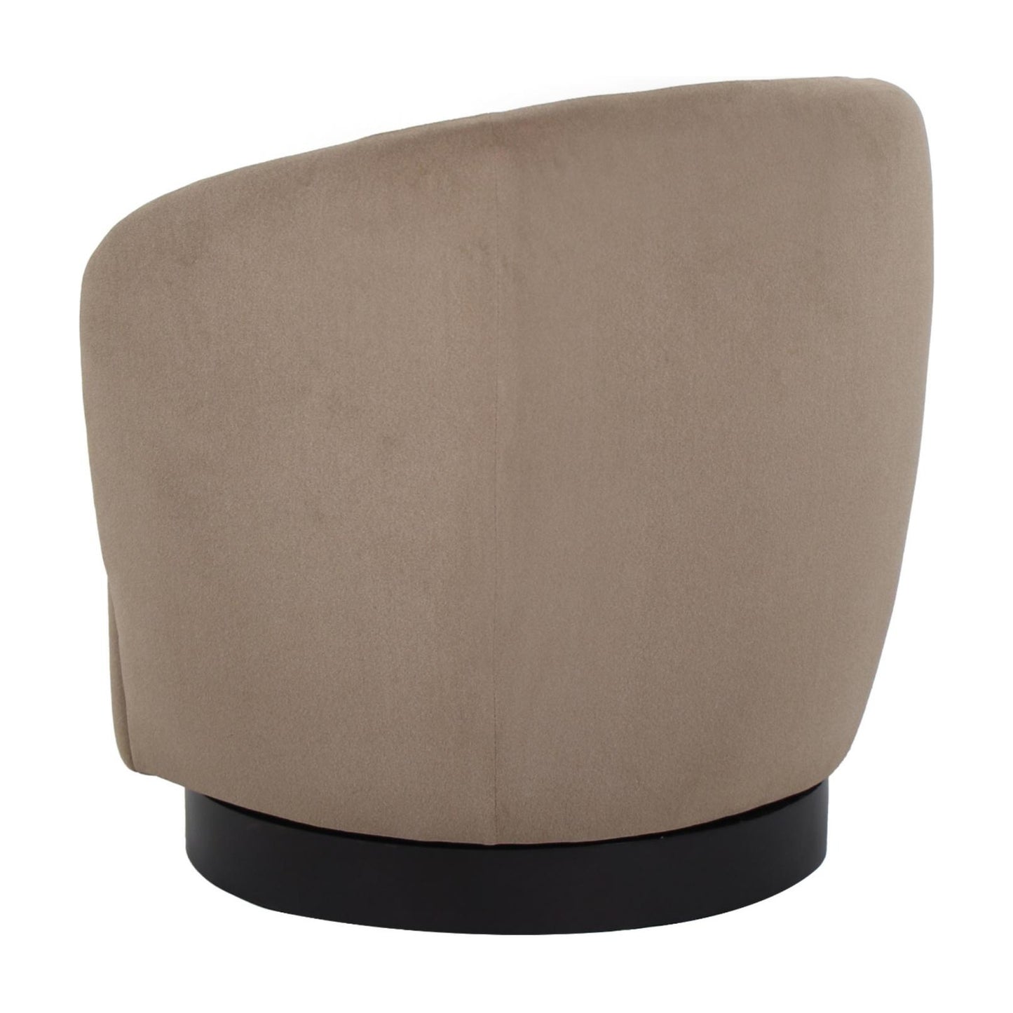 Belize Fabric Swivel Occasional Chair - Latte