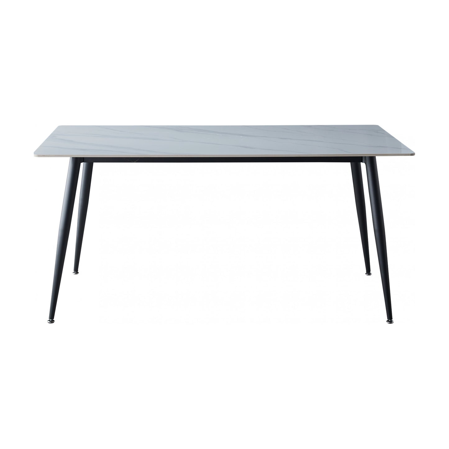 Bentley Ceramic Large Dining Table Matte - Snow White