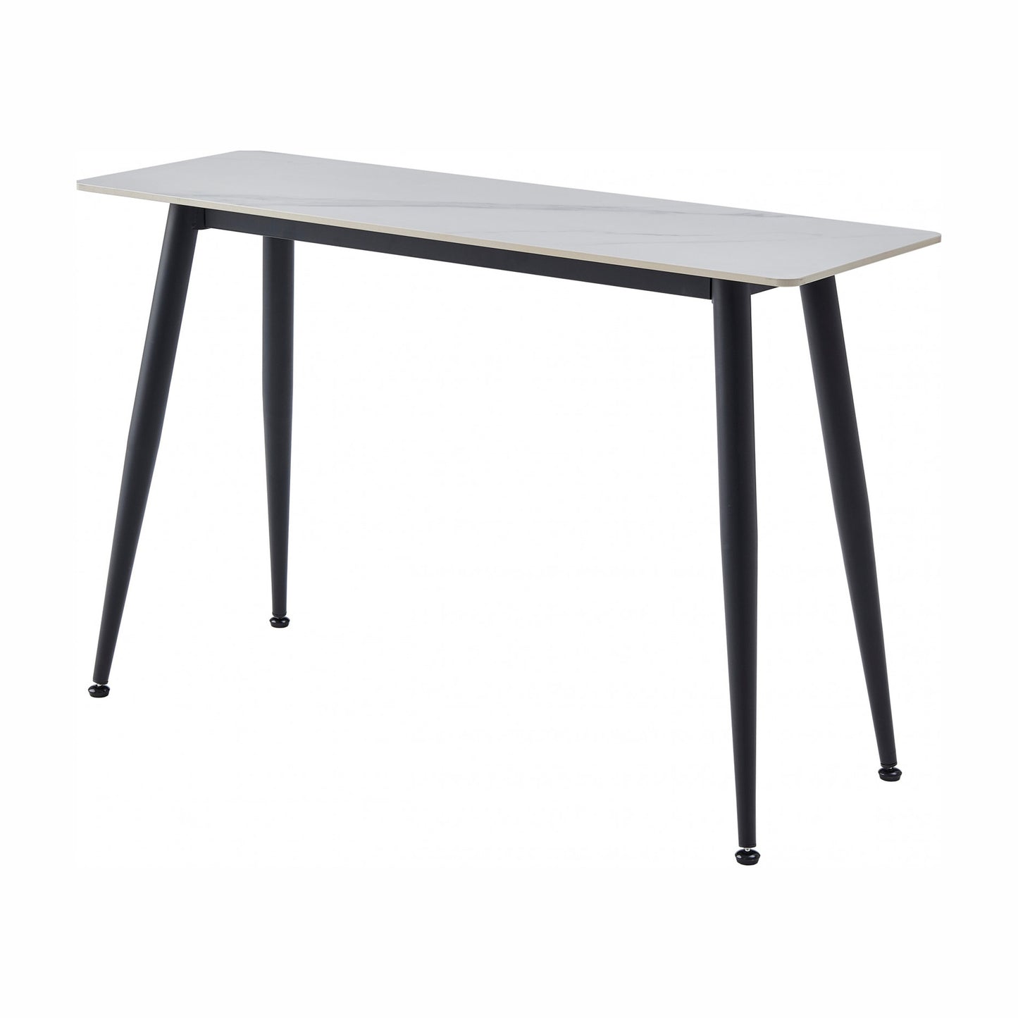 Bentley Ceramic Console Table Matte - Snow White