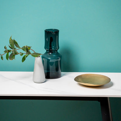 Bentley Ceramic Console Table Matte - Snow White