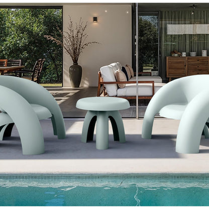 Bondi Outdoor Chair Set of 2 - Celadon Green
