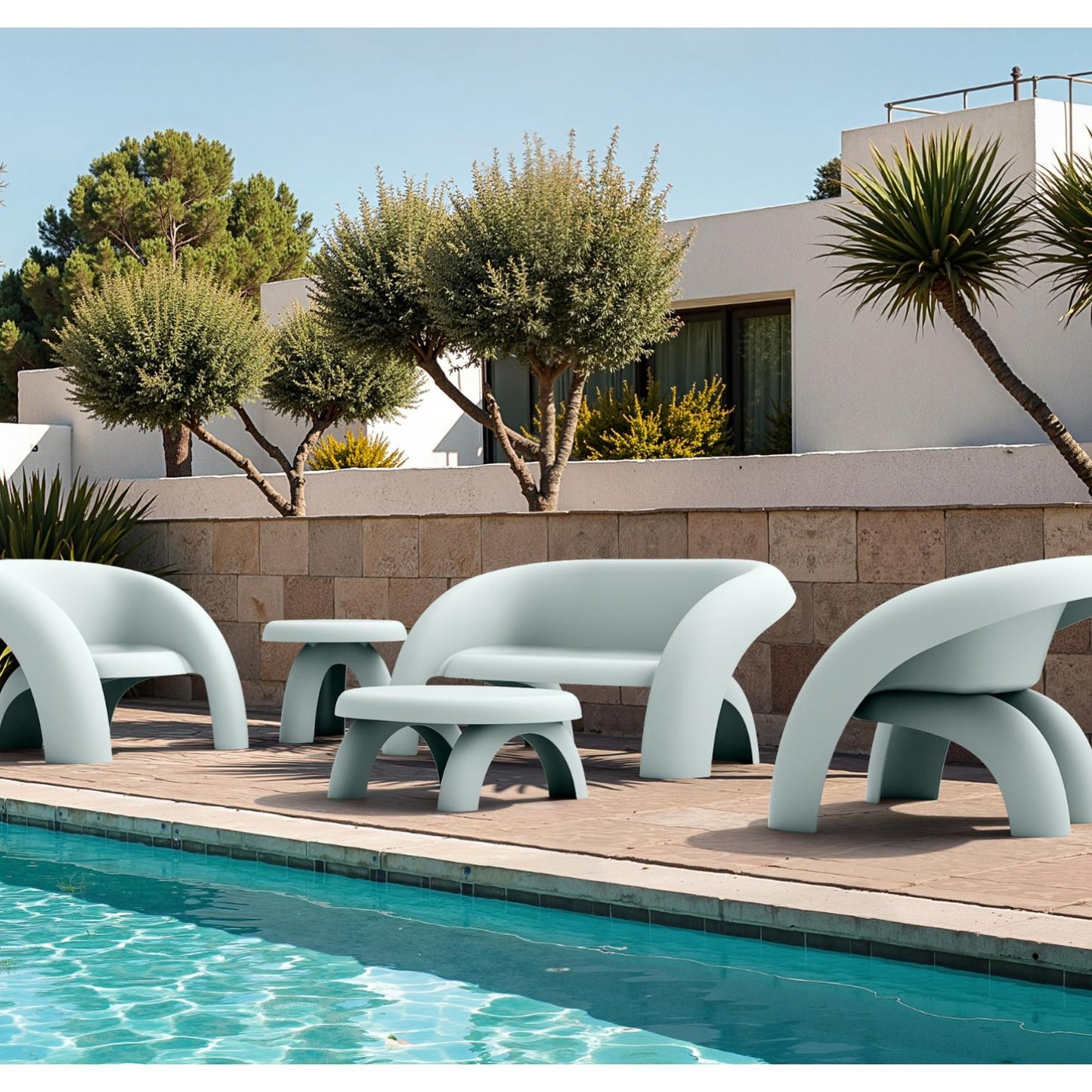 Bondi Outdoor Sofa - Celadon Green