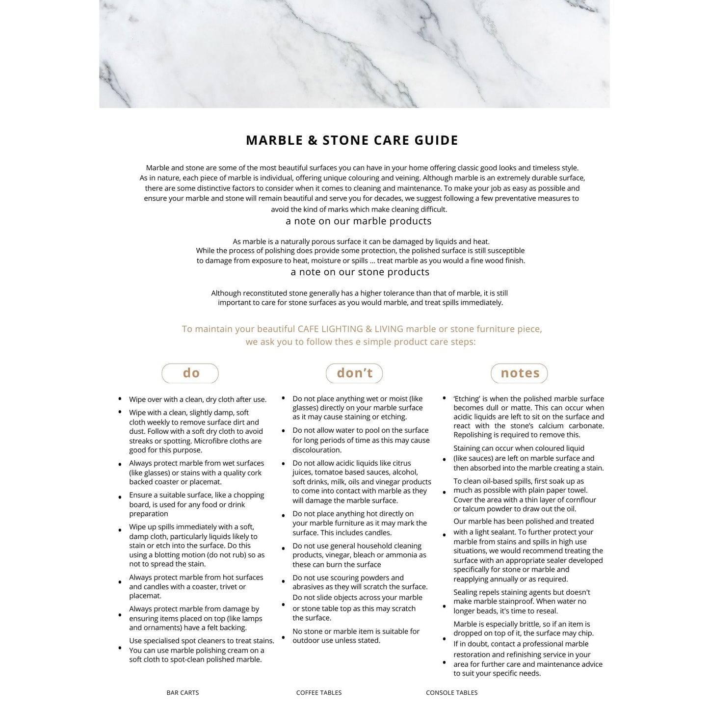 Bowie Marble Side Table Side Table Cafe Lighting & Living