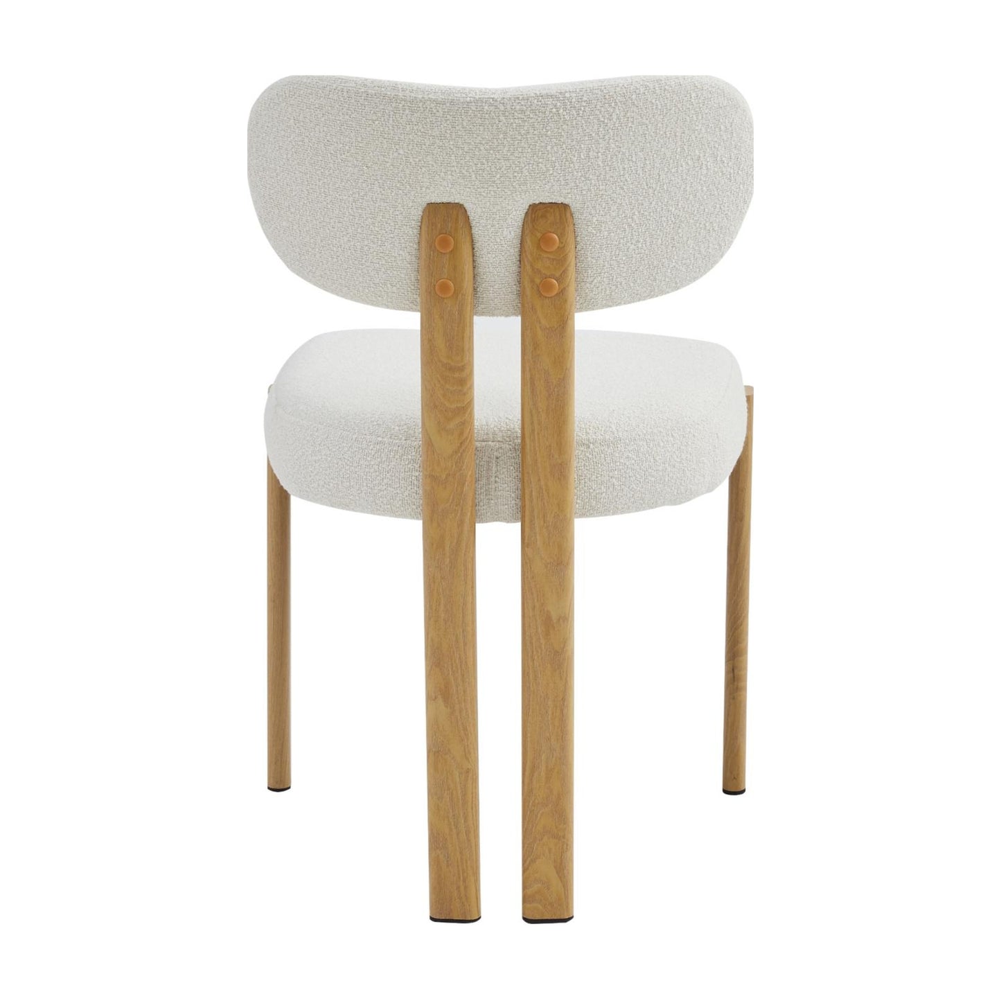 Cancun Metal Dining Chair Set of 2 - Beige