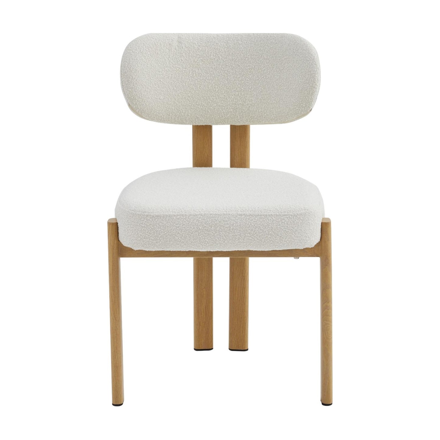 Cancun Metal Dining Chair Set of 2 - Beige